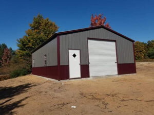 24'x40'x10' Metal Garage Building