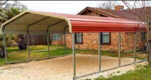 12'x20'x6 Metal Carport Shed