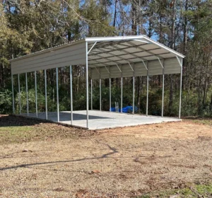 a frame carport