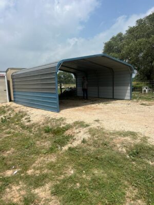 enclosed carport
